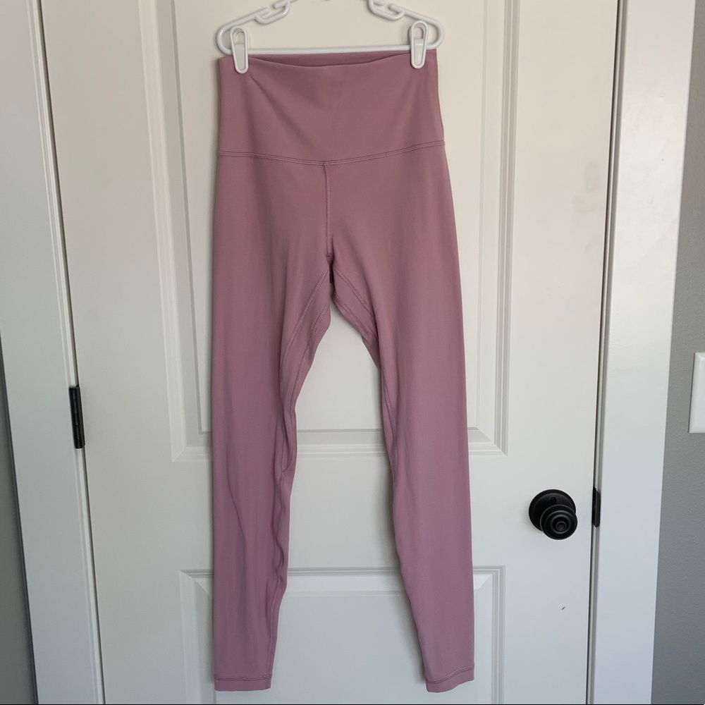 Pink Taupe Lululemon Align Leggings 28”